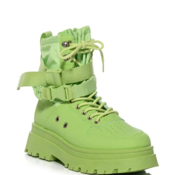 AZALEA WANG PEACHY MONOCHROMATIC SNEAKERS - Picture 3 of 6